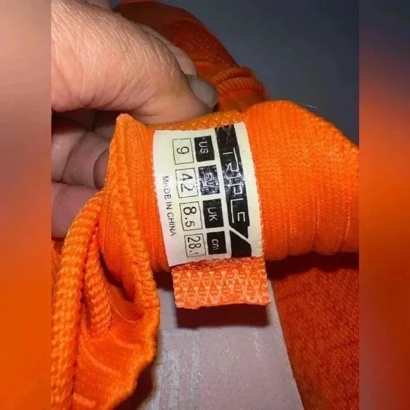 Triple 7 Citrus Racer lightweight chunky base lace up sneakers Sz 9 - Picture 6 of 13